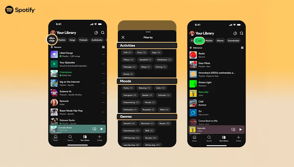 Spotify Now Lets You Sort Playlists by Mood with Smart Filters
