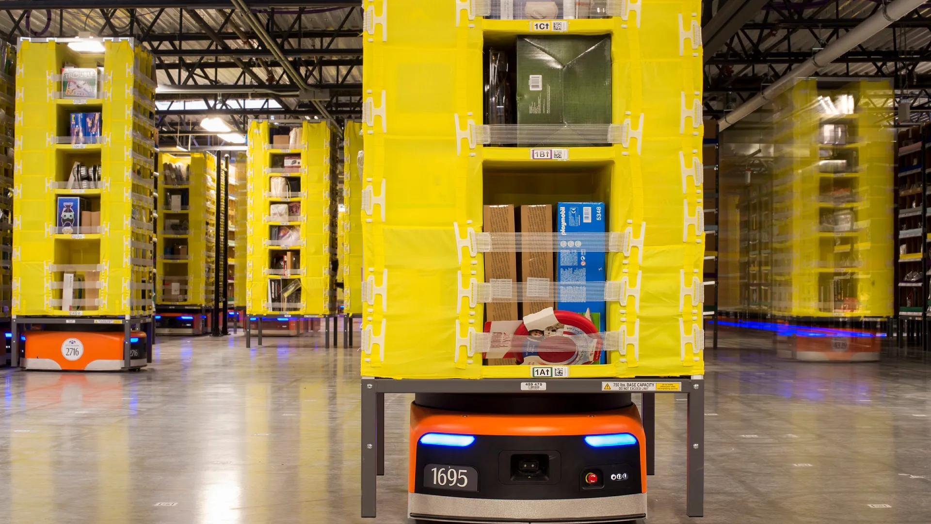 In 2012, Amazon bought a robotics company called Kiva Systems in 2012 for $775 million.
