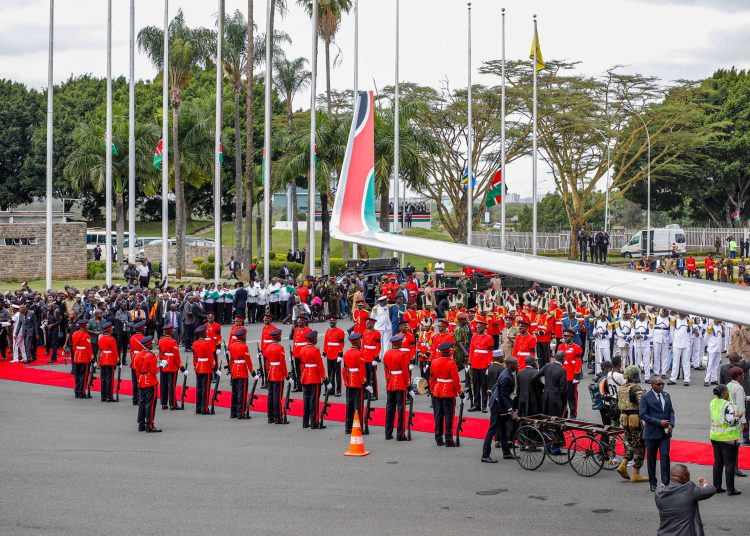 Raila Odinga's body arrives at JKIA