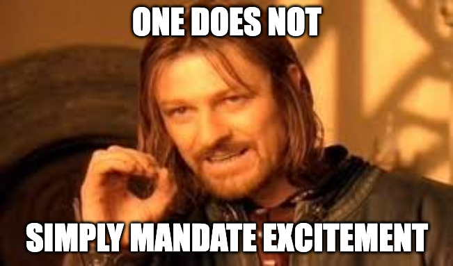 Even Boromir knows...