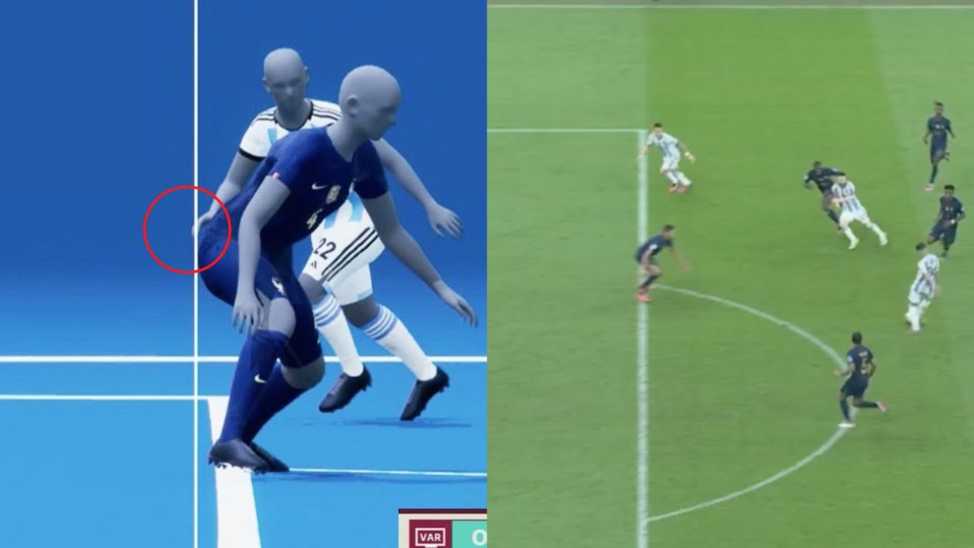 2022 VAR offside decision against France
