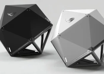 The ROG NeoCore concept router from Asus.