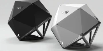 The ROG NeoCore concept router from Asus.