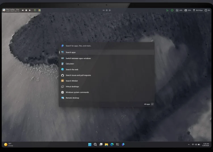 Windows macOS-style dock