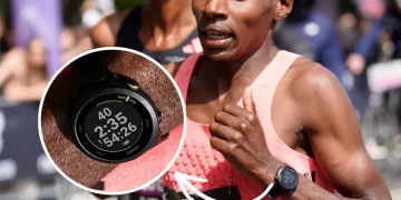 Sawe Makes History with Entry-Level Forerunner 55