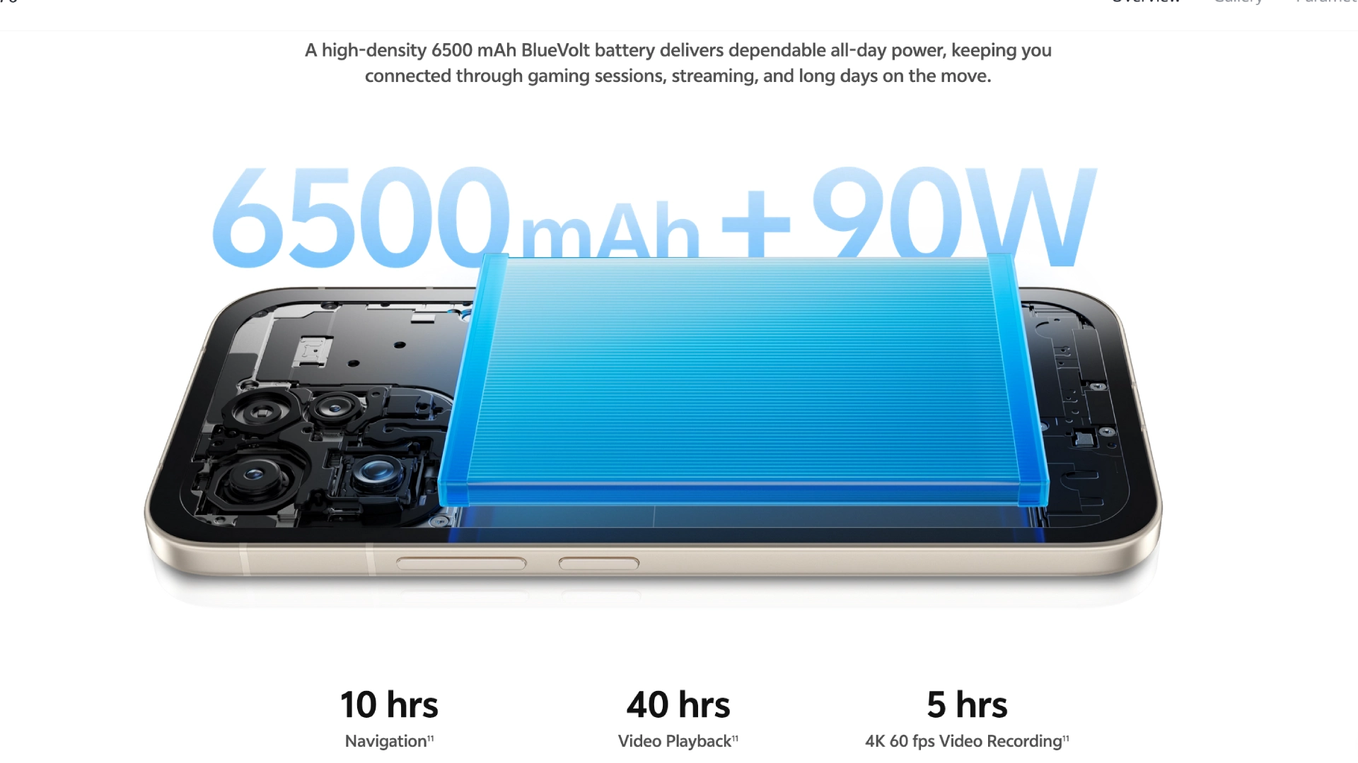 vivo V70 battery