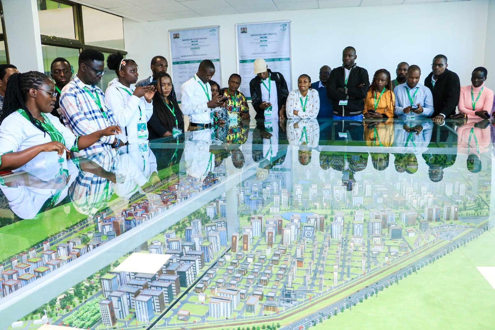 An exhibit of Konza technopolis