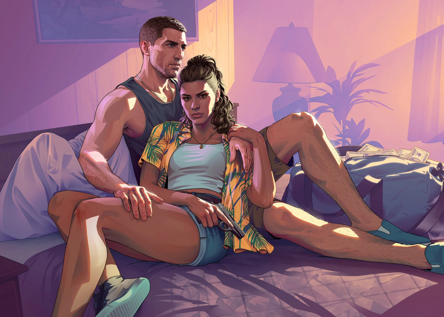 Jason and Lucia, the two protagonists of GTA 6