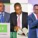 Paul Russo of KCB, Gideon Muriuki of Co-operative Bank, and John Gachora of NCBA.