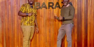Maurice Otieno and Eric Kinaga from Baraza Media Lab
