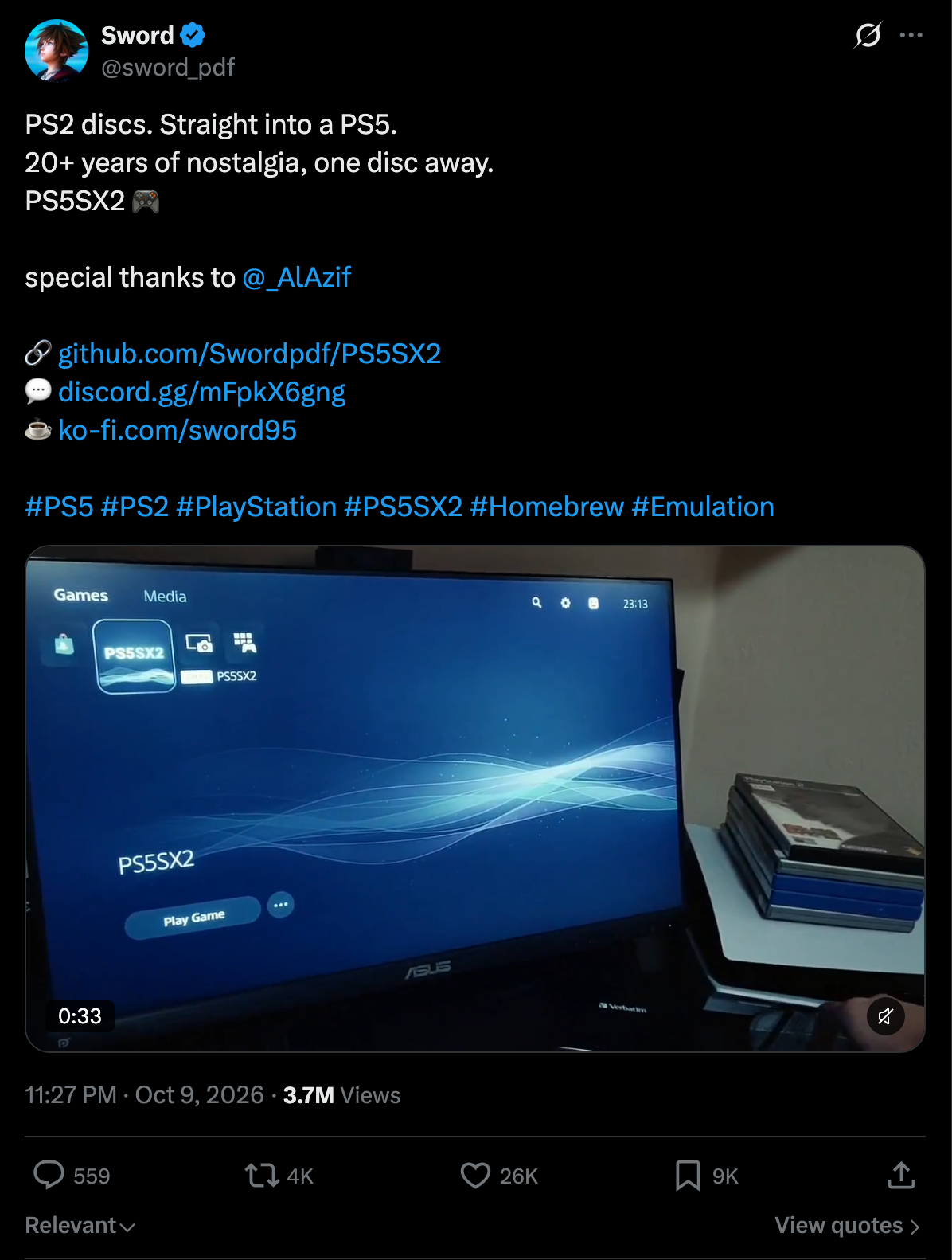 PlayStation 2 emulator, PS5SX2